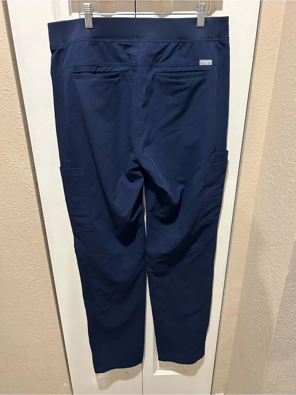 Figs Axim Men’s Straight-Leg Scrub Pants Navy , size Large Tall